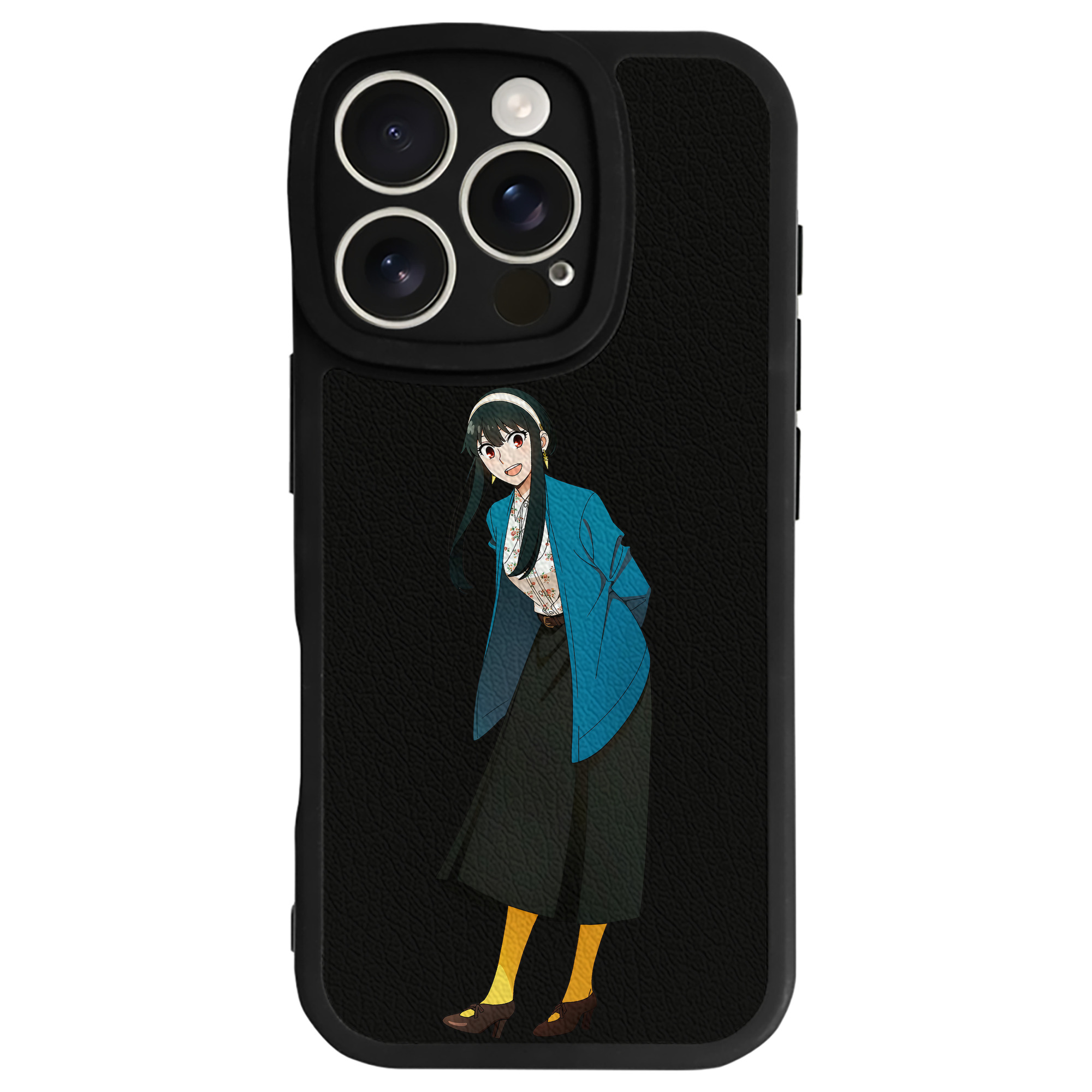 （画像用） SPY×FAMILY间谍家家酒 【iPhone 16シリーズ対応】シリコンスマホケース（レザー調） 材質：シリコン